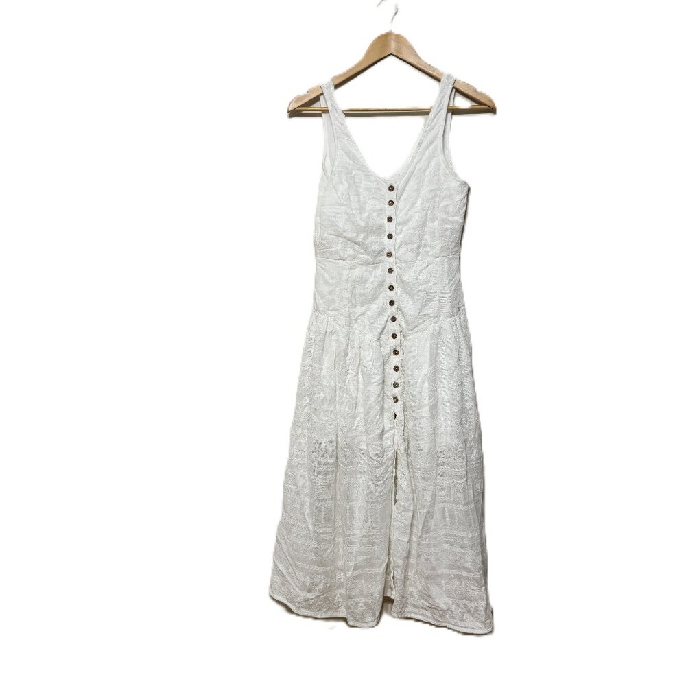 Shyanne Solid Sleeveless Midi Dress, Size Small